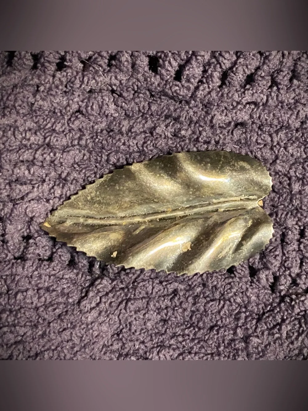2/$30 Vintage 1950’s Sterling Silver Leaf Barrette 925 By Legro / Le Gro
